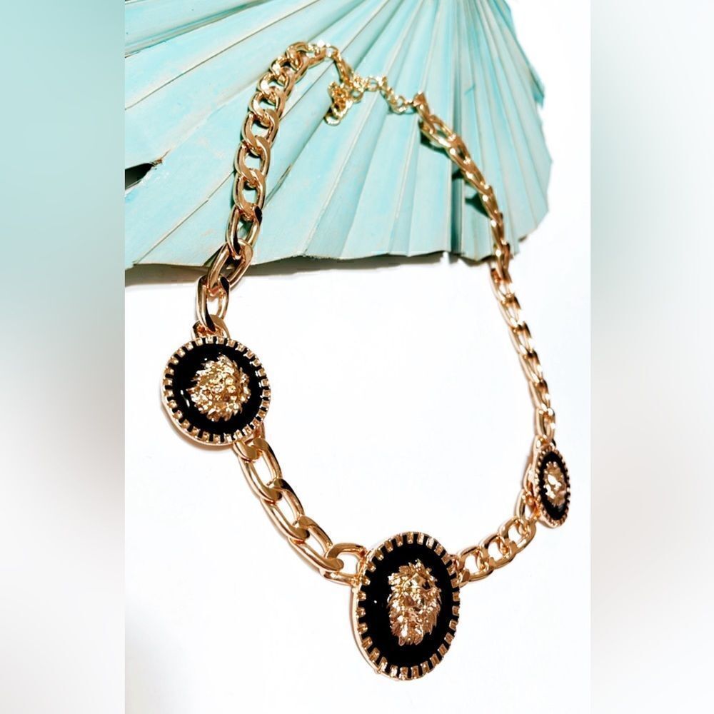 Luxury gold chain necklace S196 - Picture 4 of 4